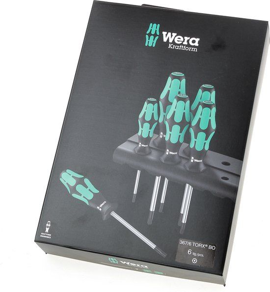 Wera Schroevendraaierset Torx® met gat 6-delig