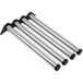 Häfele Lot de 4 pieds de table H1712 Pied de meuble 710 mm réglable en hauteur rond Ø 60 mm