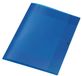 VELOFLEX - Verzamelmap Crystal DIN A4 met drukknoop, transparant blauw