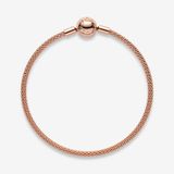 Pandora Mesh collectie armband 586543-21cm dames rosé 925 zilver 21cm
