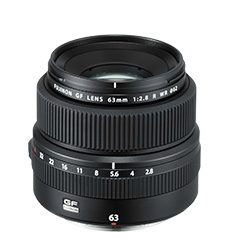 Fujifilm GF63mm F2.8 R WR - Cameralens - Zwart