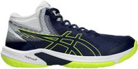 Asics Beyond FF - Heren badmintonschoenen - Wit/Blauw/Geel - Maat 43.5
