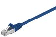 Goobay 73072 netwerkkabel Blauw 1 m Cat5e F/UTP (FTP) Rond