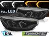 BMW phares LED, noir, avec feux de jour LED, pour BMW F32 / F33, années de modèle 2013-2017