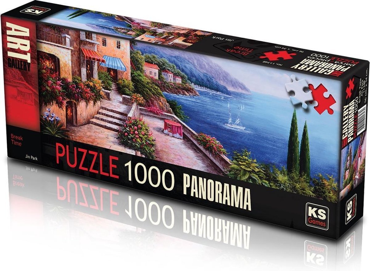 KS Games Break Time Puzzel 1000 Stukjes Panorama