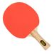 Idena 40202 - Tafeltennisbatje training, met houten handvat en rubberen coating in rood en zwart, batje voor beginners, clubs en vrije tijd