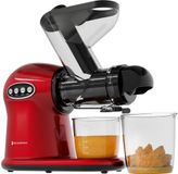 KitchenBrothers Slowjuicer XL - Sapcentrifuge - Juicer - Groenten en Fruitpers - Rood