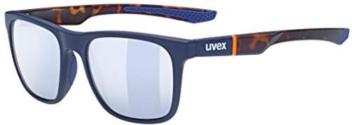 UVEX LGL 42 Bril, blue matt/havanna/litemirror silver