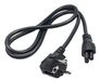 Akyga AK-NB-08C electriciteitssnoer Zwart 1 m CEE 7/7 IEC C5