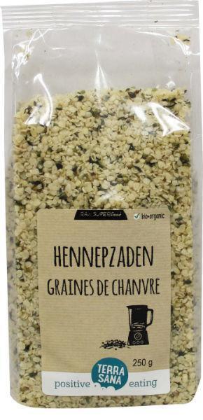 TerraSana RAW Hennepzaad gepeld 250 G