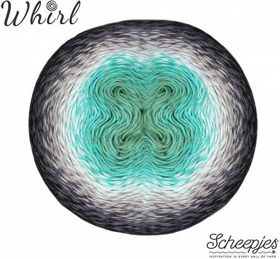 Scheepjes Whirl 785 Minty Black Velvet