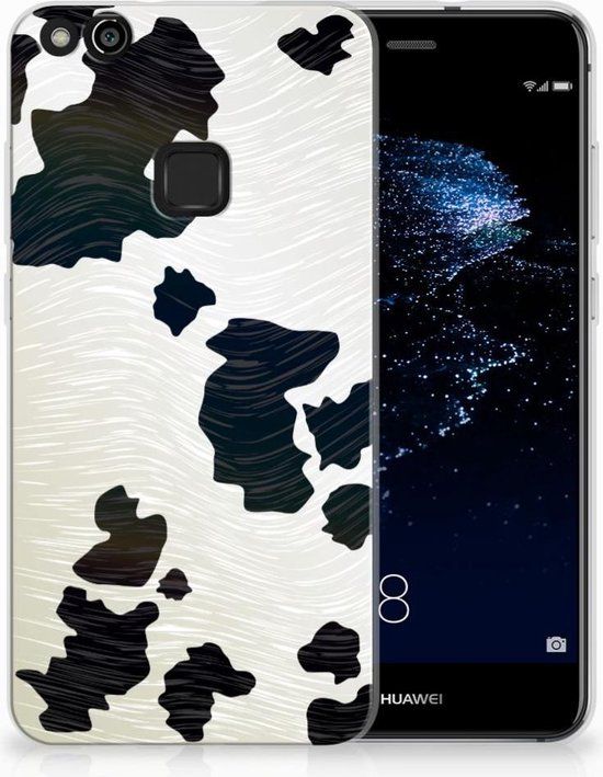 Huawei P10 Lite TPU Hoesje Design Koeienvlekken