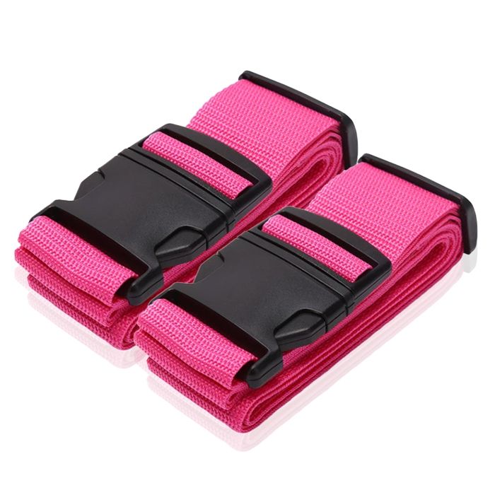 LGT JWLS Bagageband - 2x Kofferriem Roze
