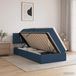 Maison Exclusive - Lit de rangement exclusif avec matelas, couleur bleu, 90 x 200 cm, revêtement en velours