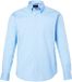 JP 1880 Heren Overhemd FLEXNAMIC® Lange Mouwen Buttondown Kraag Modern Fit Waterblauw Maat 3XL