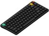 Logitech Clavier 75% sans fil mécanique - 84 touches - Éclairage RVB - -swap - Noir