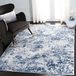 Safavieh Amelia Collection Modern Abstract Blue Rug - 91 x 91 cm