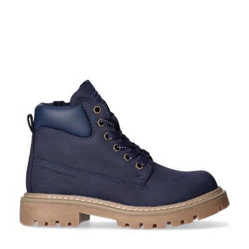 Tommy Hilfiger Veterboots Donkerblauw