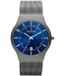 Skagen Sundby Herenhorloge Analoog Quartz Blauw/Grijs/Zilverkleurig Staal