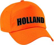 Bellatio Decorations Oranje Holland fan pet / cap oranje - kinderen - EK / WK / Koningsdag - Nederland supporter petje / kleding