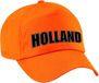 Bellatio Decorations Oranje Holland fan pet / cap oranje - kinderen - EK / WK / Koningsdag - Nederland supporter petje / kleding