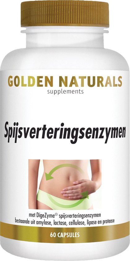 Golden Naturals Enzym Support Vegacaps 60 st
