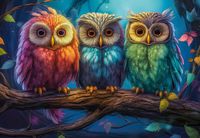 Castorland Puzzle Hibou - 1000 pièces