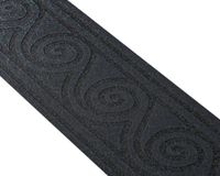 A.S. Création Grafische Behangrand Zwart Grijs Zilver Glitter Zelfklevend