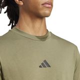 ADIDAS - Sport t-shirt korte mouw heren - Groen - L