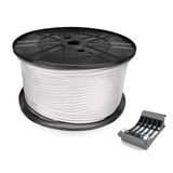 Sediles Elektrische kabel, slang, wit, 2 x 1,5 mm, 200 m H05VV-F