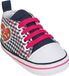 Playshoes Sneakertjes Geruit Hartje Navy Maat 18