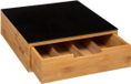 5Five Koffie cup/capsule houder - lade - bamboe hout - universeel - 30 x 10 cm - koffiecupjes bewaren