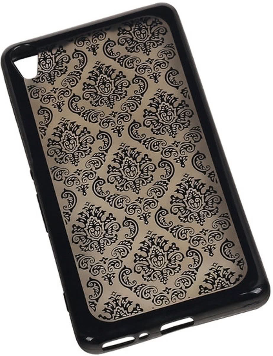 Best Cases Zwart Brocant TPU back case cover hoesje voor Sony Xperia X - 8718883805361