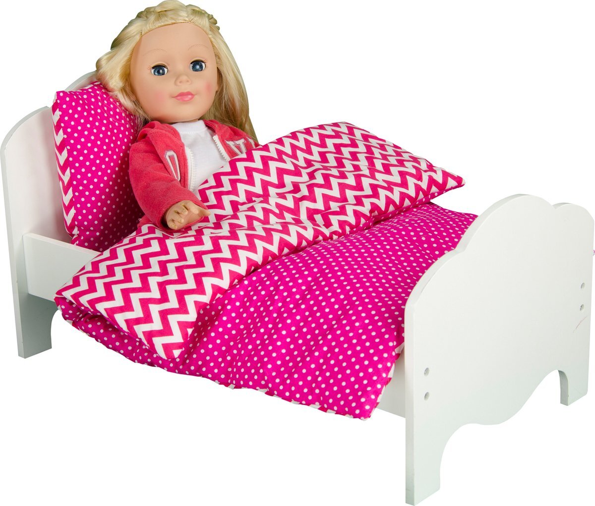 Olivia's Little World Olivia's Little World Houten 18" beddengoed voor pop Poppenmeubel TD-11929ADC