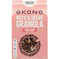 OKONO Nuts & Seeds Granola Cocoa Power Coconut & Cocoa - 250g