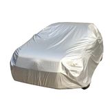 logei® Autohoes, stofdicht, waterdicht, anti-zon, uv-bescherming, universele afdekking, 430 x 160 x 120 cm, zilver