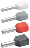 Klauke 8688 Dubbele adereindhulzen 0.34 mm² Deels geïsoleerd Turquoise 1000 stuk(s)