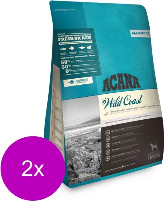 Acana Classics Classic Red Lam&Rund - Hondenvoer - 2 x 2 kg