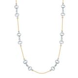 Lulu & Jane luluandjane Ketting goudgeel