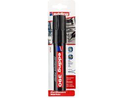 Edding 390 Permanent Marker Blister van 1 Zwart