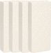 Gerimport Waterverdamper - 4x - wit - keramiek - 400 ml - radiatorbak luchtbevochtiger - 7,4 x 17,7 cm