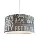 Theluz 660/40GR Plafondlamp Grijs E27 LED