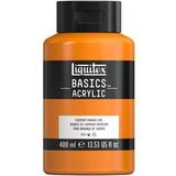 Liquitex Basics - Acrylverf - Cadmiumoranje Tint - Halfdoorzichtig - Satijn - 400 ml