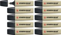 STABILO BOSS ORIGINAL Markeerstift Modder Groen Doos 10 stuks