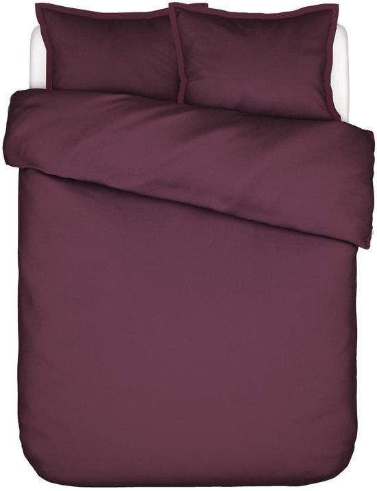 Essenza Aziza Dekbedovertrek Mauve wine - Lits-Jumeaux - 240x200/220 cm