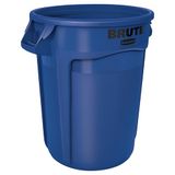 Rubbermaid Commercial Products Brute Ronde Container 121.1 L - Blauw