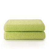 Top Towel Grote douchehanddoeken (2 stuks): zachte en absorberende badhanddoeken – 100% katoen, 400 g/m², pluisvrij