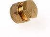 Kirchhoff MS eindstuk, blanco, 15 mm, knelfitting voor koperen buis