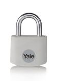 Yale YE3B/38/119/1/GR Hangslot Conventioneel hangslot 1 stuk(s) Grijs Aluminium U-vormig Gehard staal 38mm