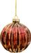 Uniplant - Kerstbal bol lijn espresso 8 cm